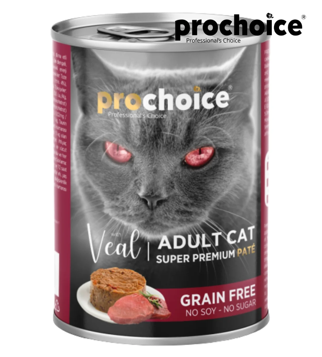 Prochoice Veal Pate Cat Wet Food 400 gm