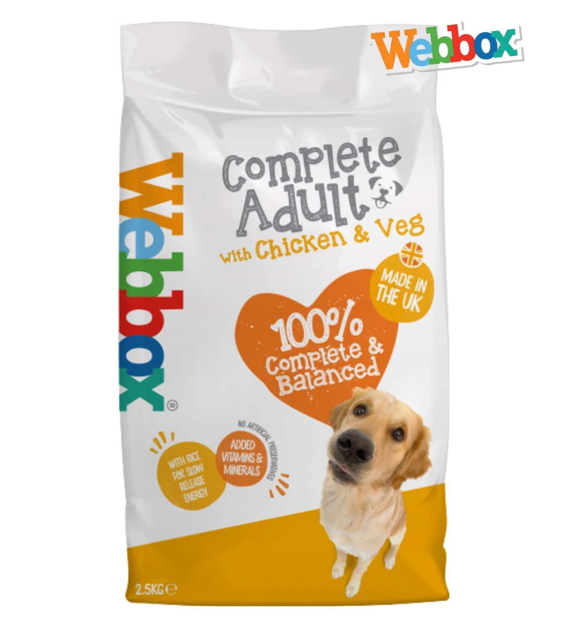 Webbox Chicken and Veg Dog Dry Food 2.5 kg