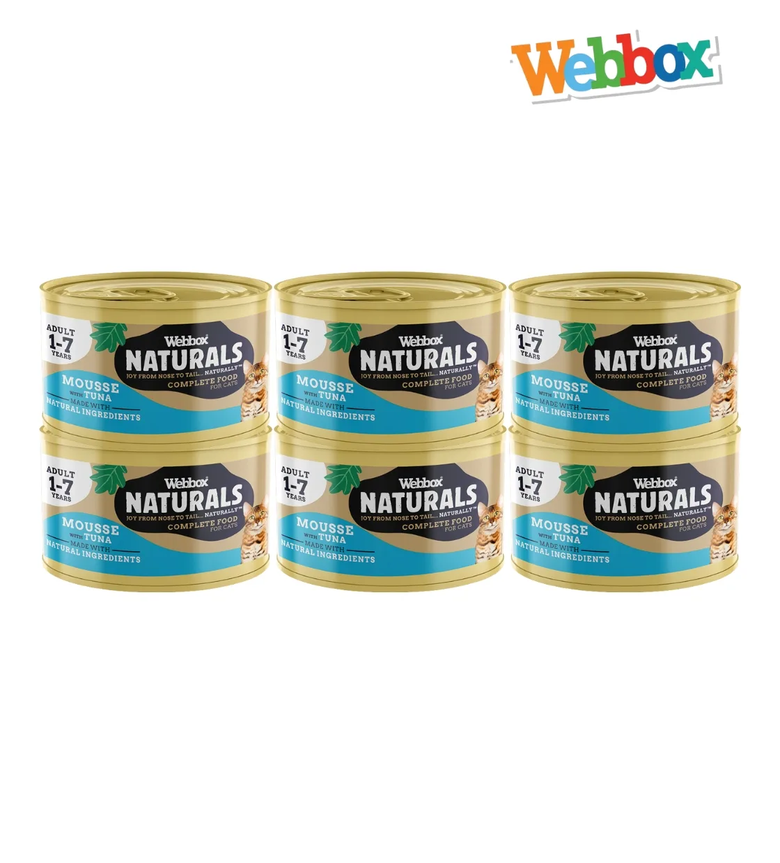 Webbox Natural Mousse with Tuna Cat Wet Food 85 gm x 6 pcs