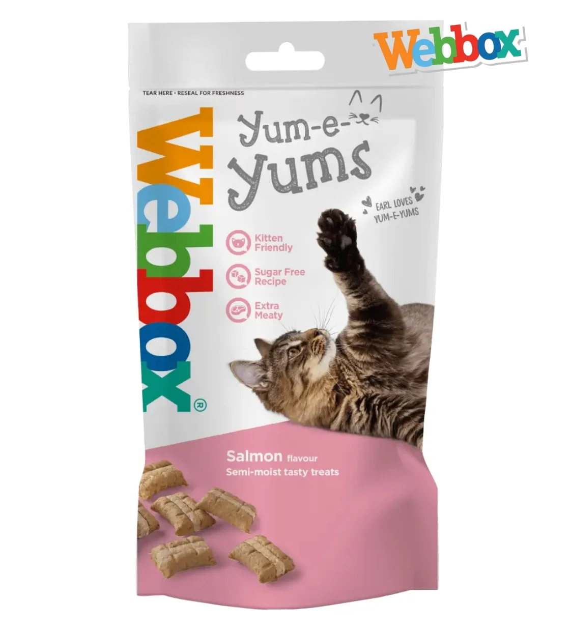 Webbox Yum-e-Yums Salmon Cat Treats 40 gm
