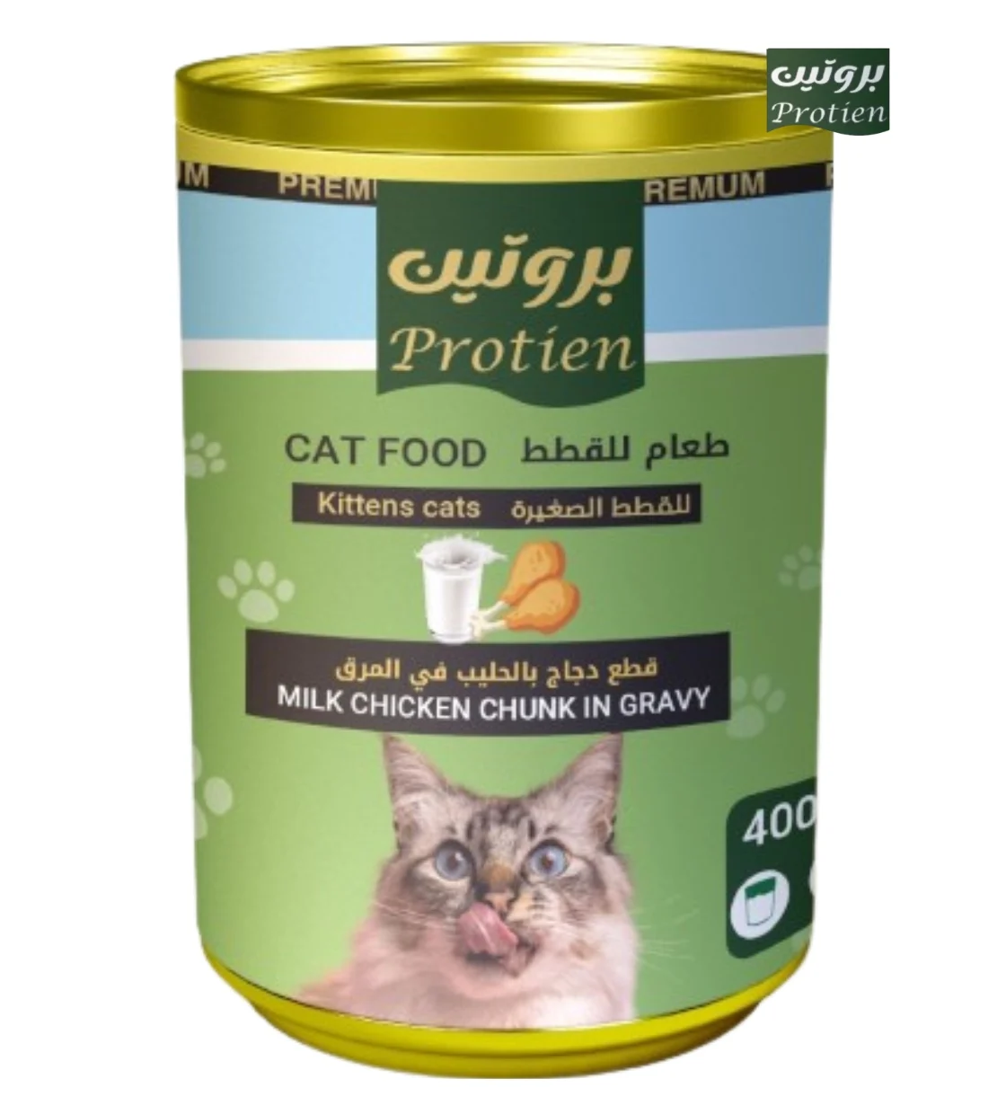 Protien Milk and Chicken Chunks Kitten Wet Food 400 gm