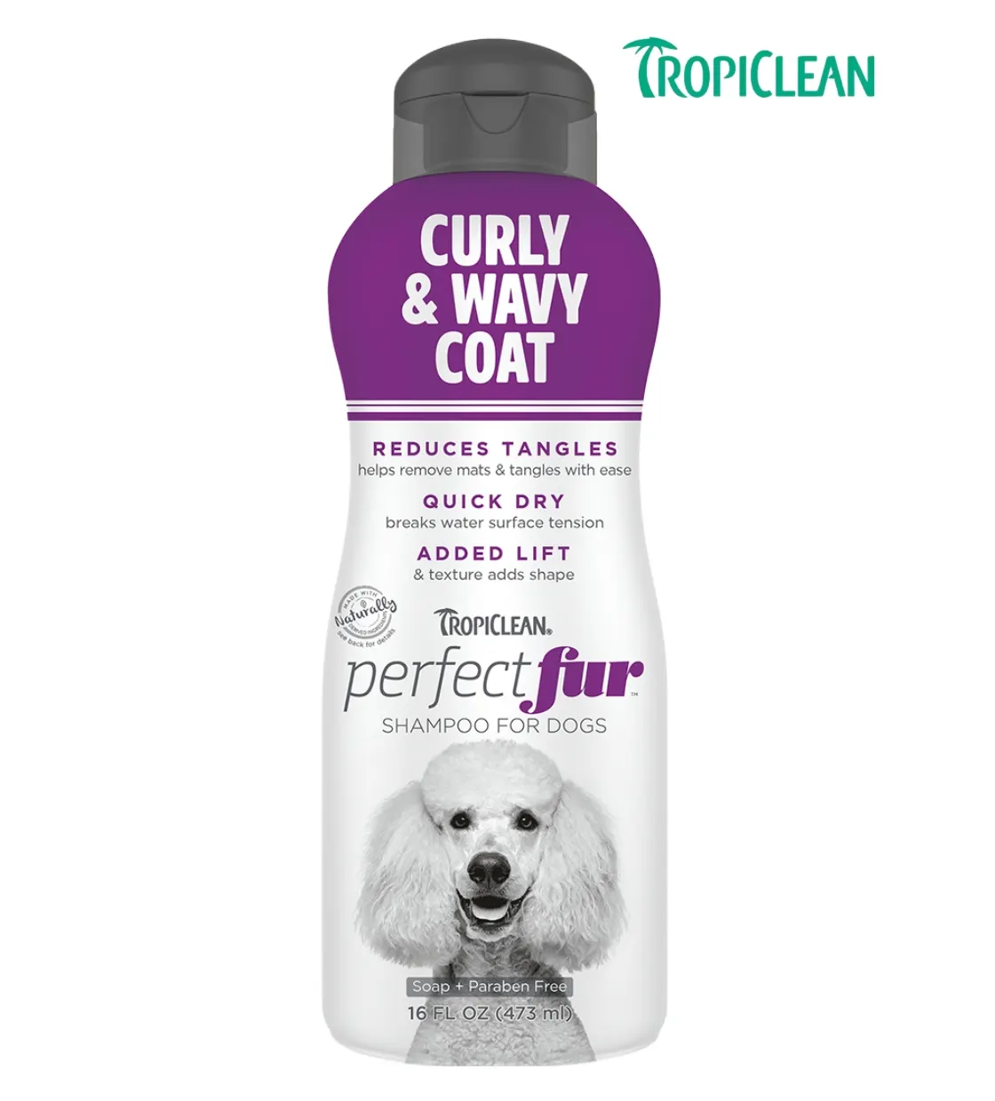 Tropiclean Perfectfur Curly & Wavy Coat Dog Shampoo 473 ml