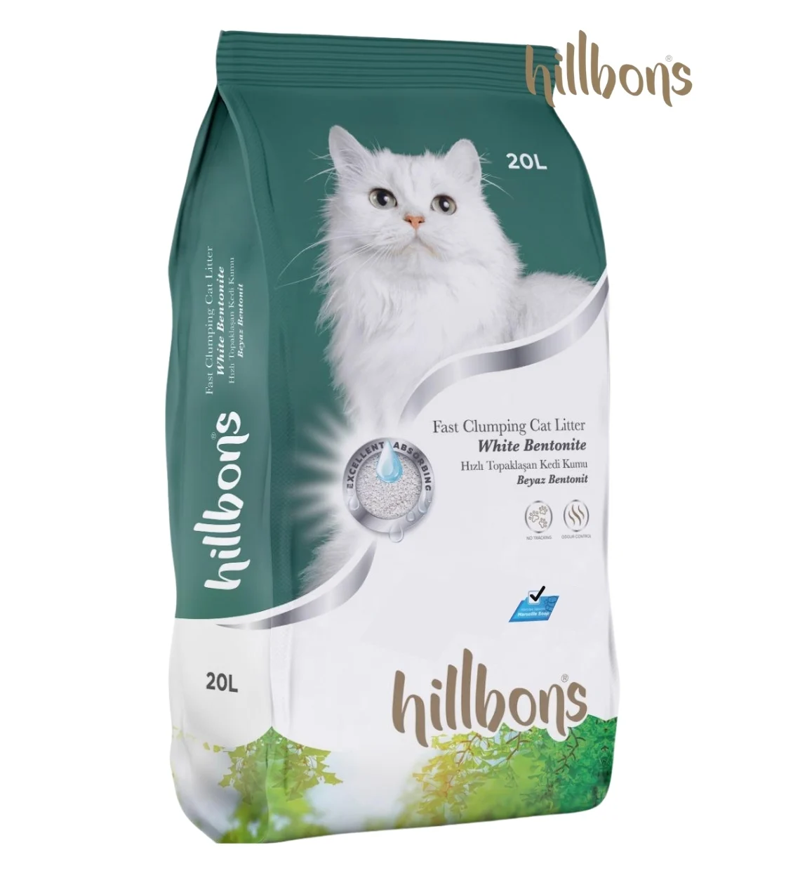 Hillbons Marseille Soap Clumping Cat Litter  20L