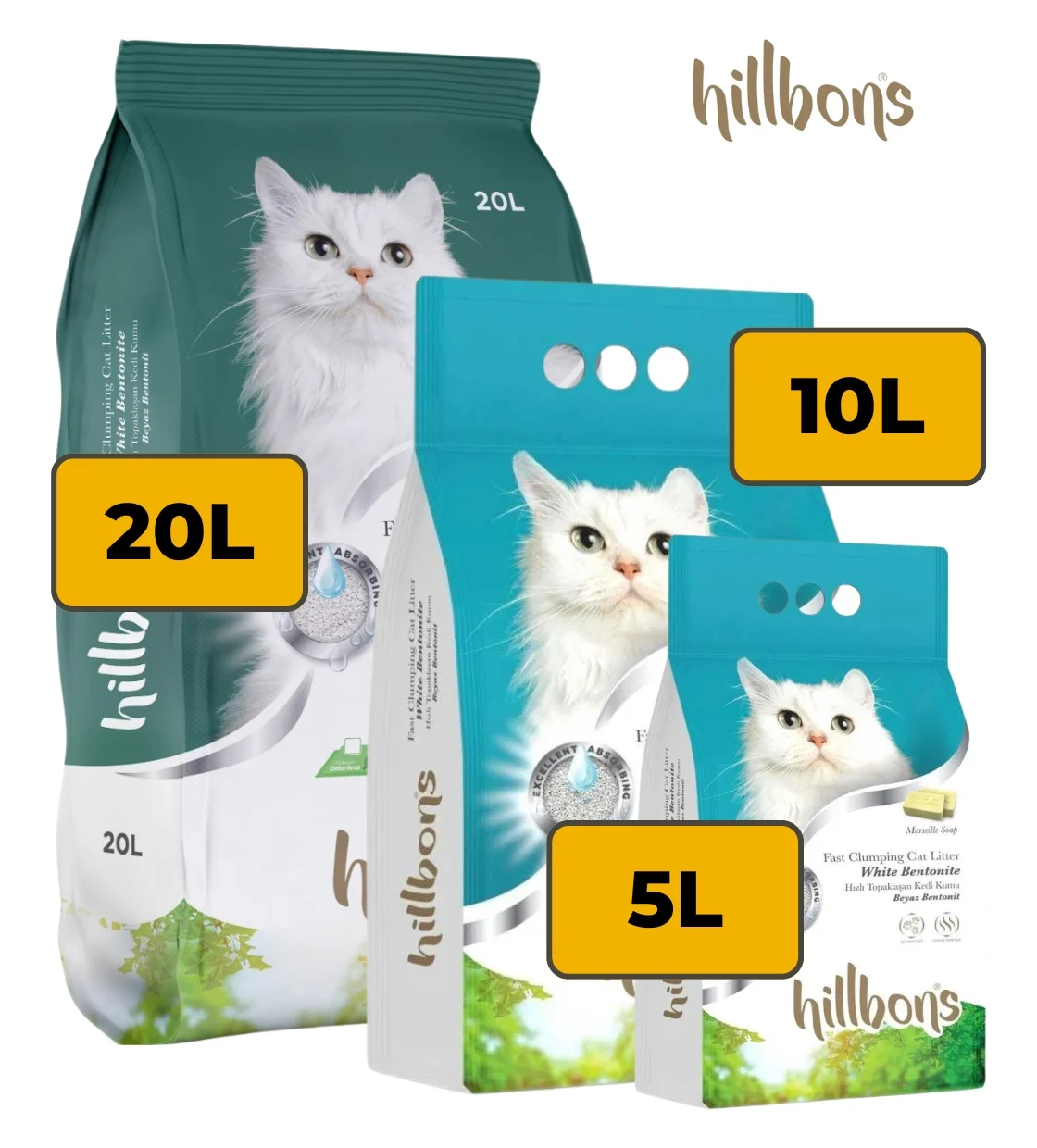 Hillbons Marseille Soap Clumping Cat Litter