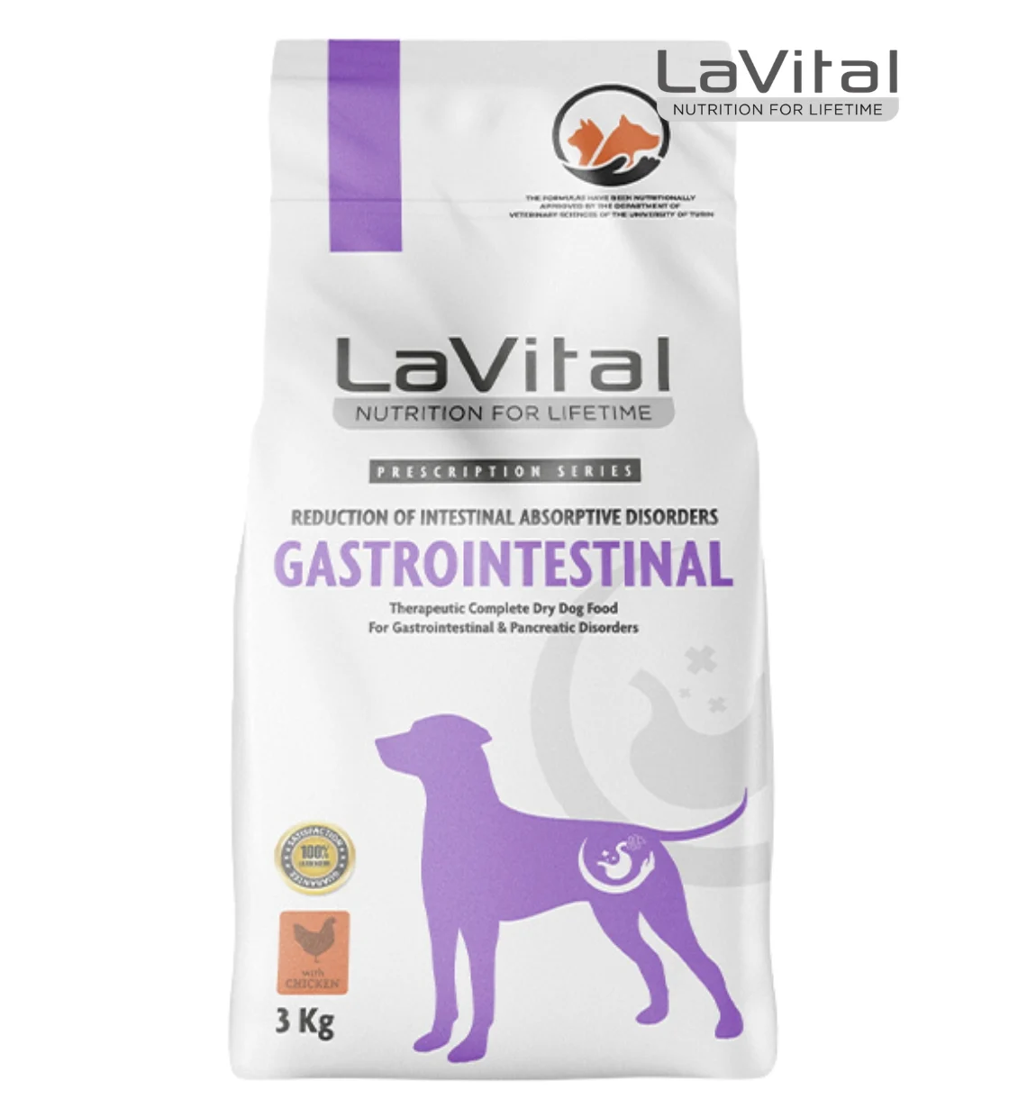 LaVital Gastrointestinal Dog Dry Food 3kg