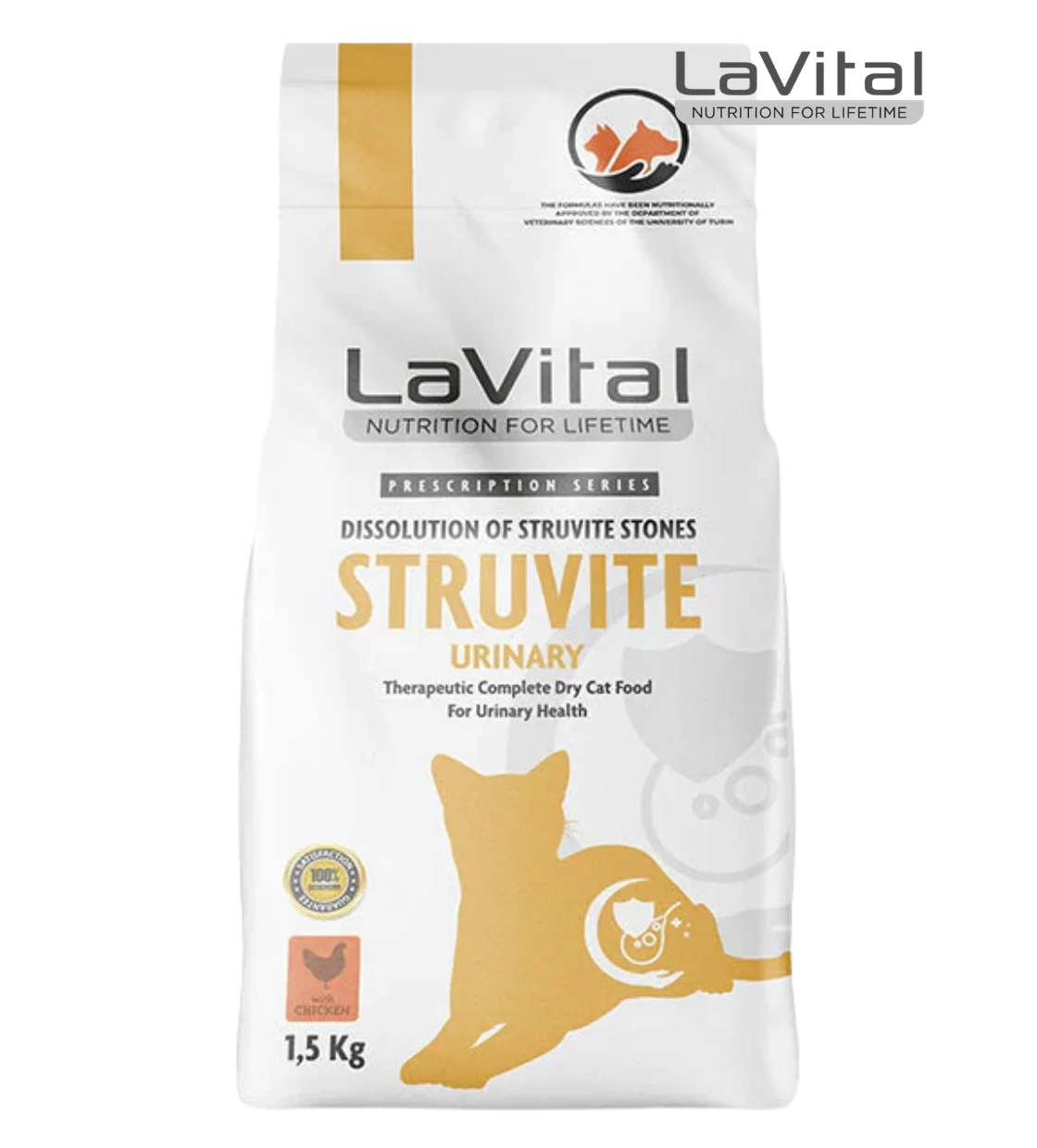 LaVital Struvite Urinary Cat Dry Food 1.5kg