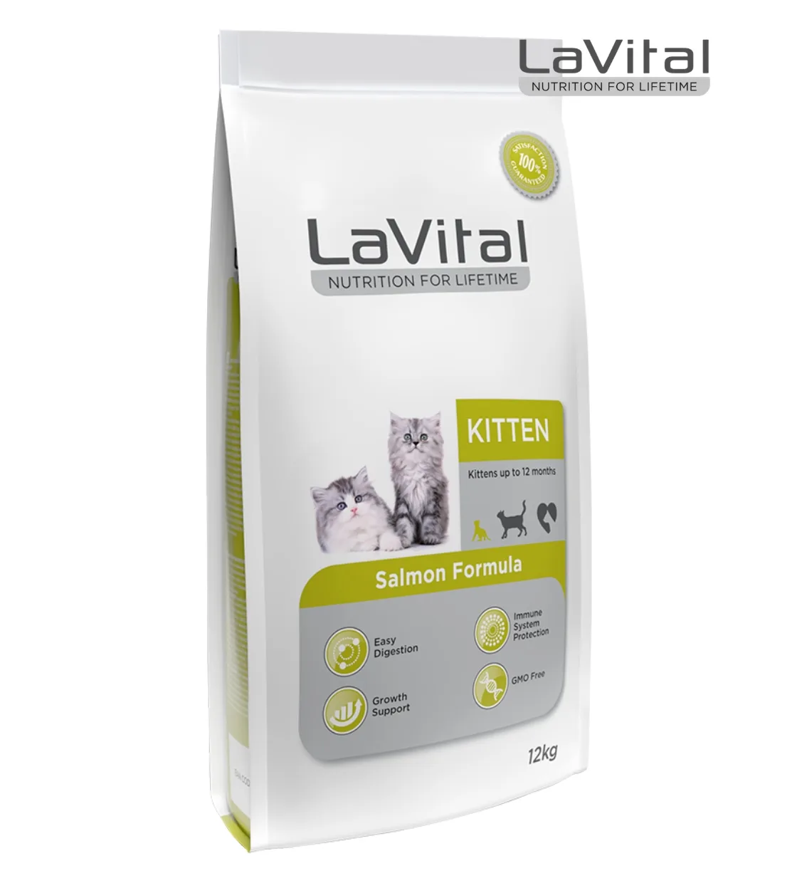 Lavital Salmon Kitten Dry Food 12kg