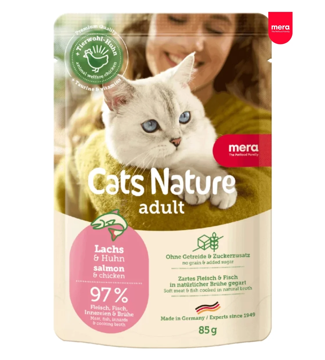 Mera Cats Nature Salmon Pate Cat Wet Food 85gm