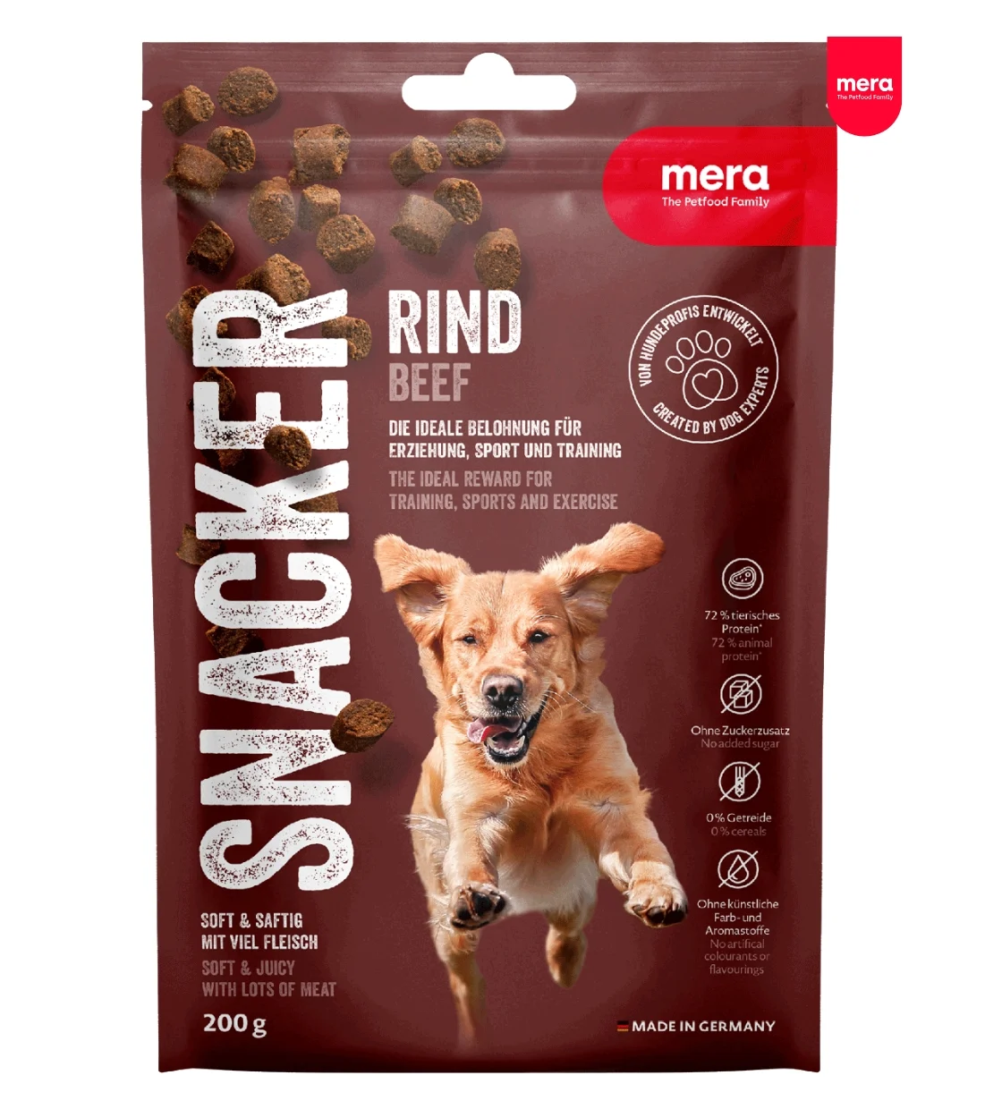 Mera Snacker Beef Dog Treats 200gm