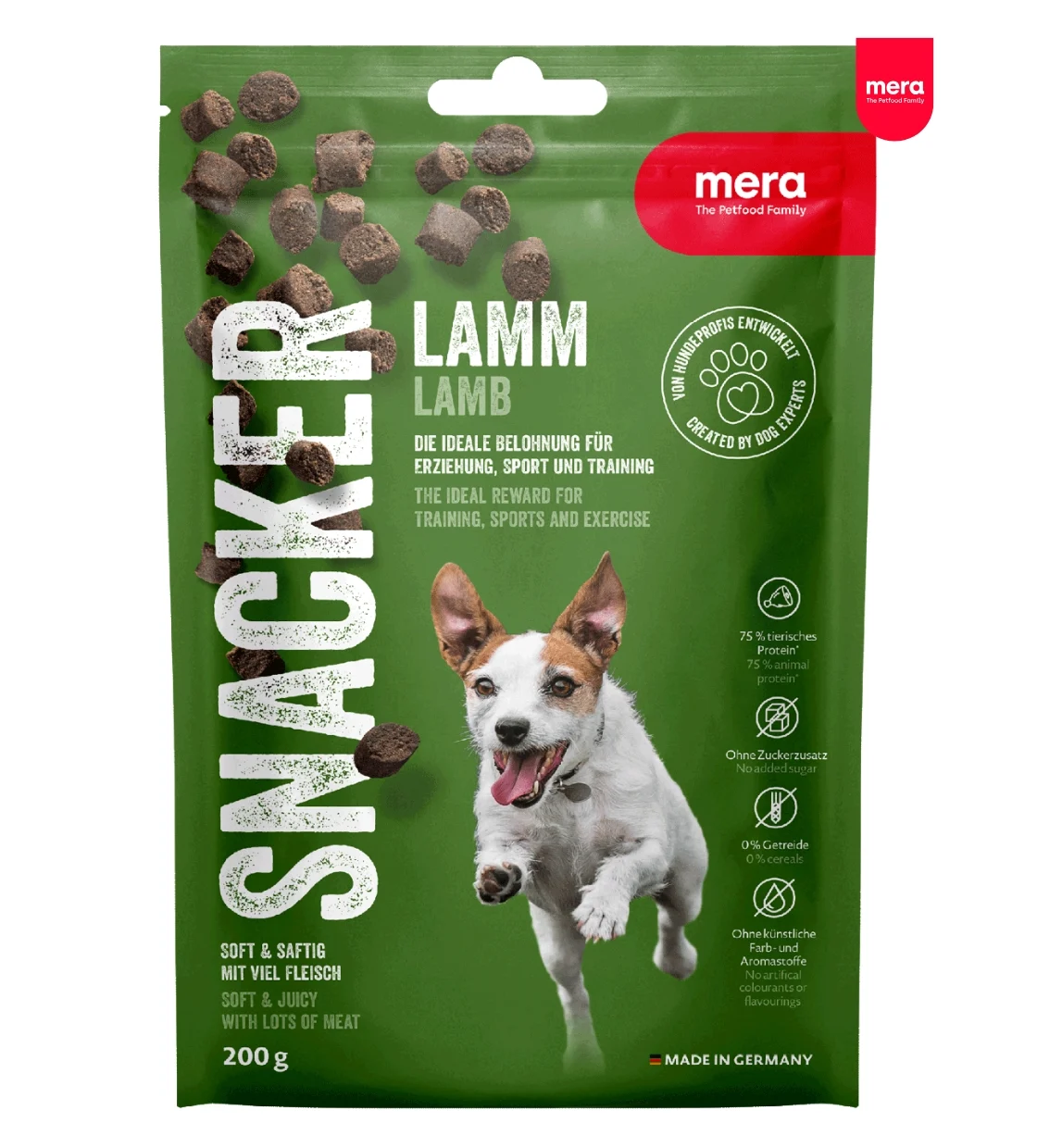 Mera Snacker Lamb Dog Treats 200gm