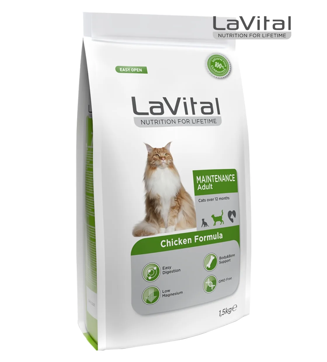 Lavital Chicken Maintenance Cat Dry Food 1.5kg