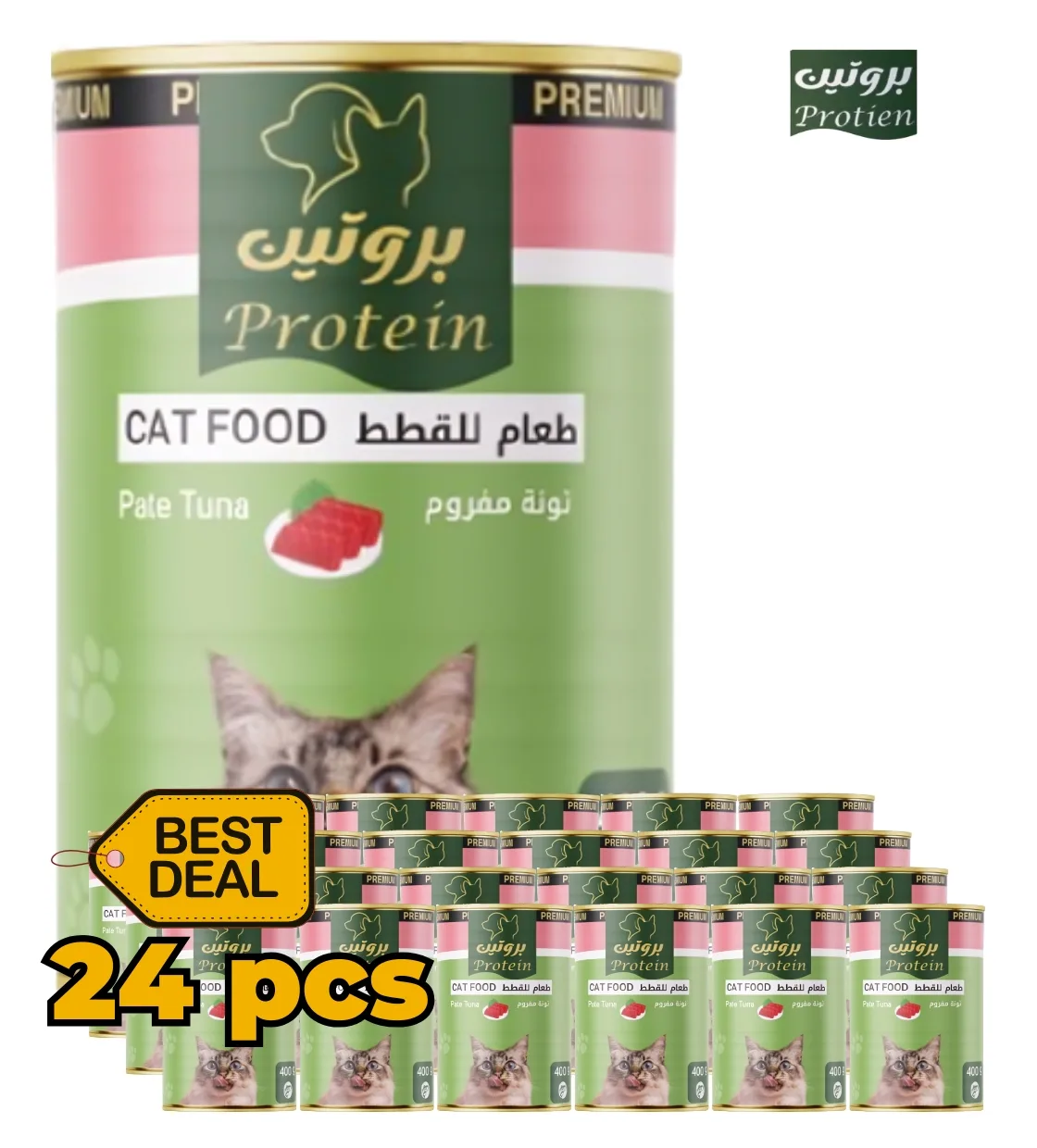 Protein Tuna Pate Cat Wet Food 400gm x 24pcs