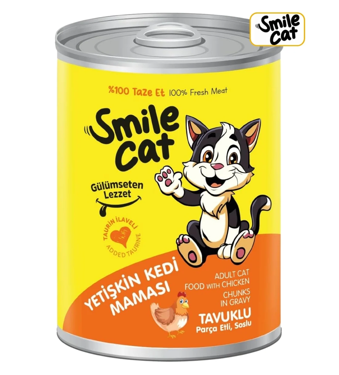 Smile Cat Chicken Chunks in Gravy Cat Wet Food 400gm