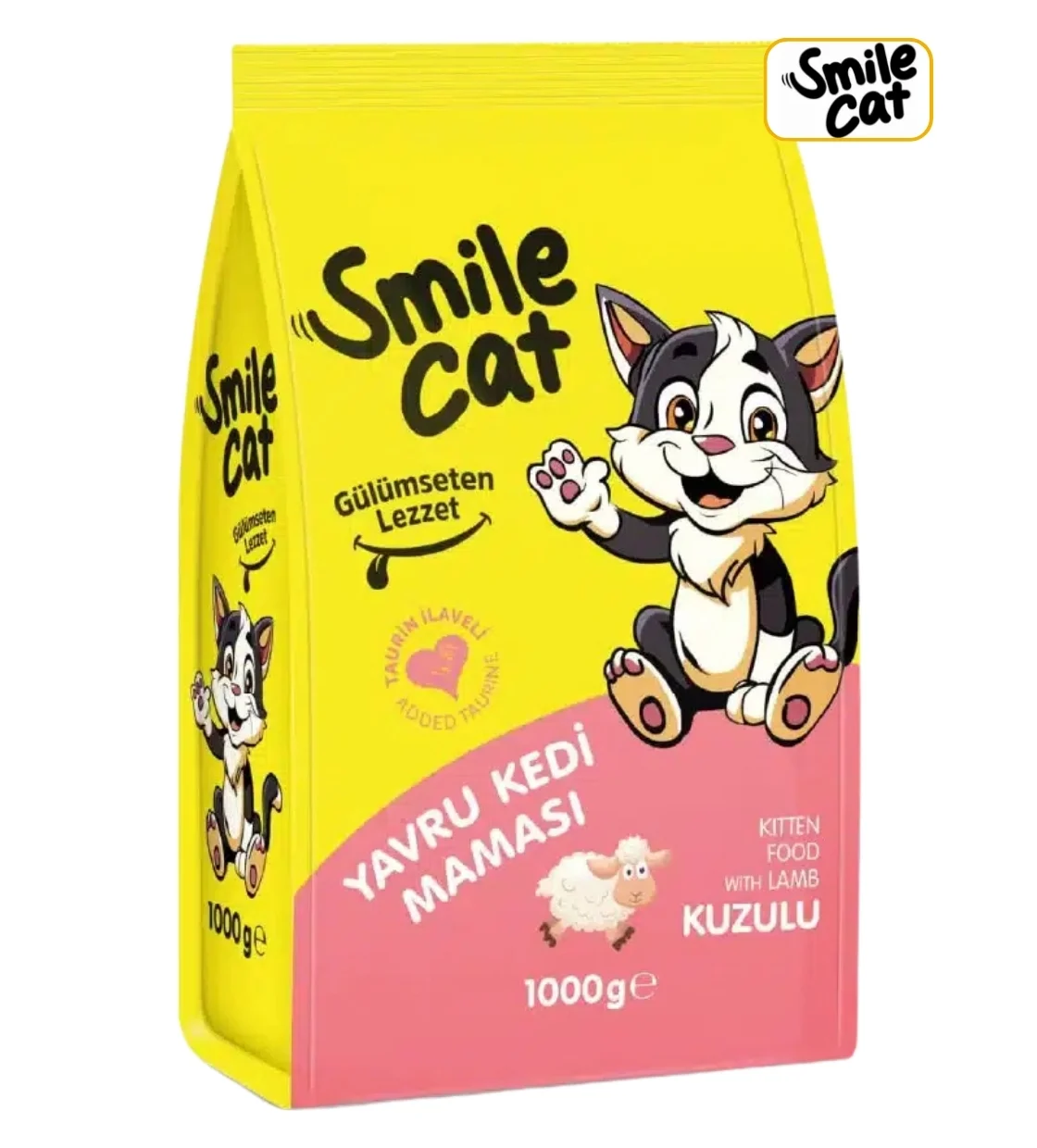 Smile Cat Lamb Kitten Dry Food 1kg