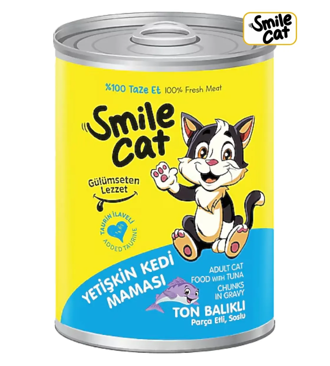 Smile Cat Tuna Chunks in Gravy Cat Wet Food 400gm