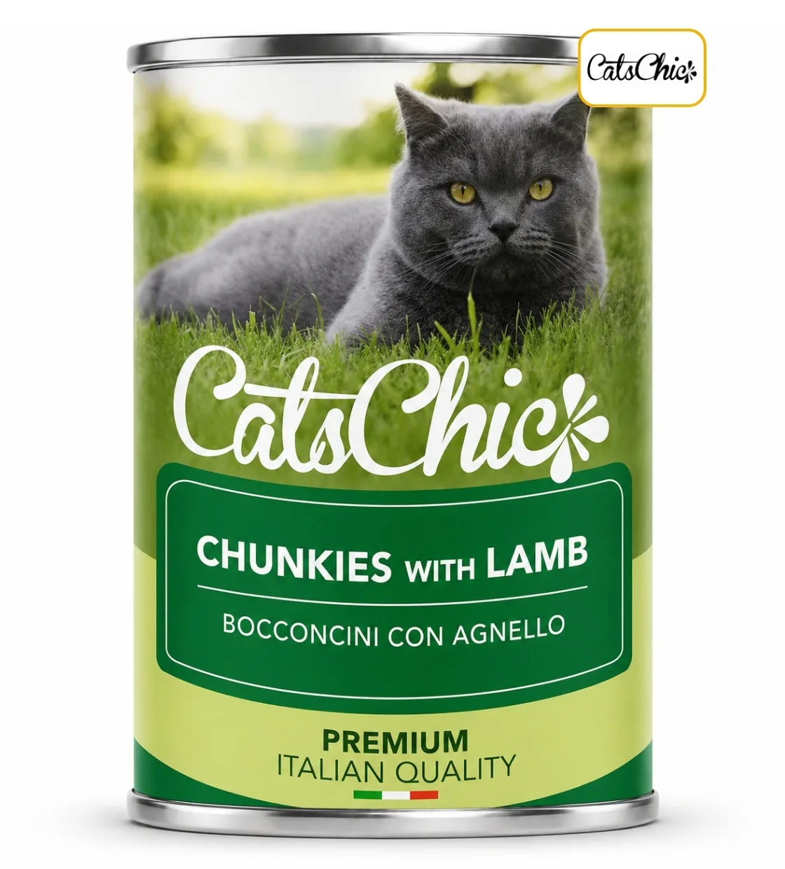 Cats Chic Lamb Chunks Cat Wet Food 415 gm