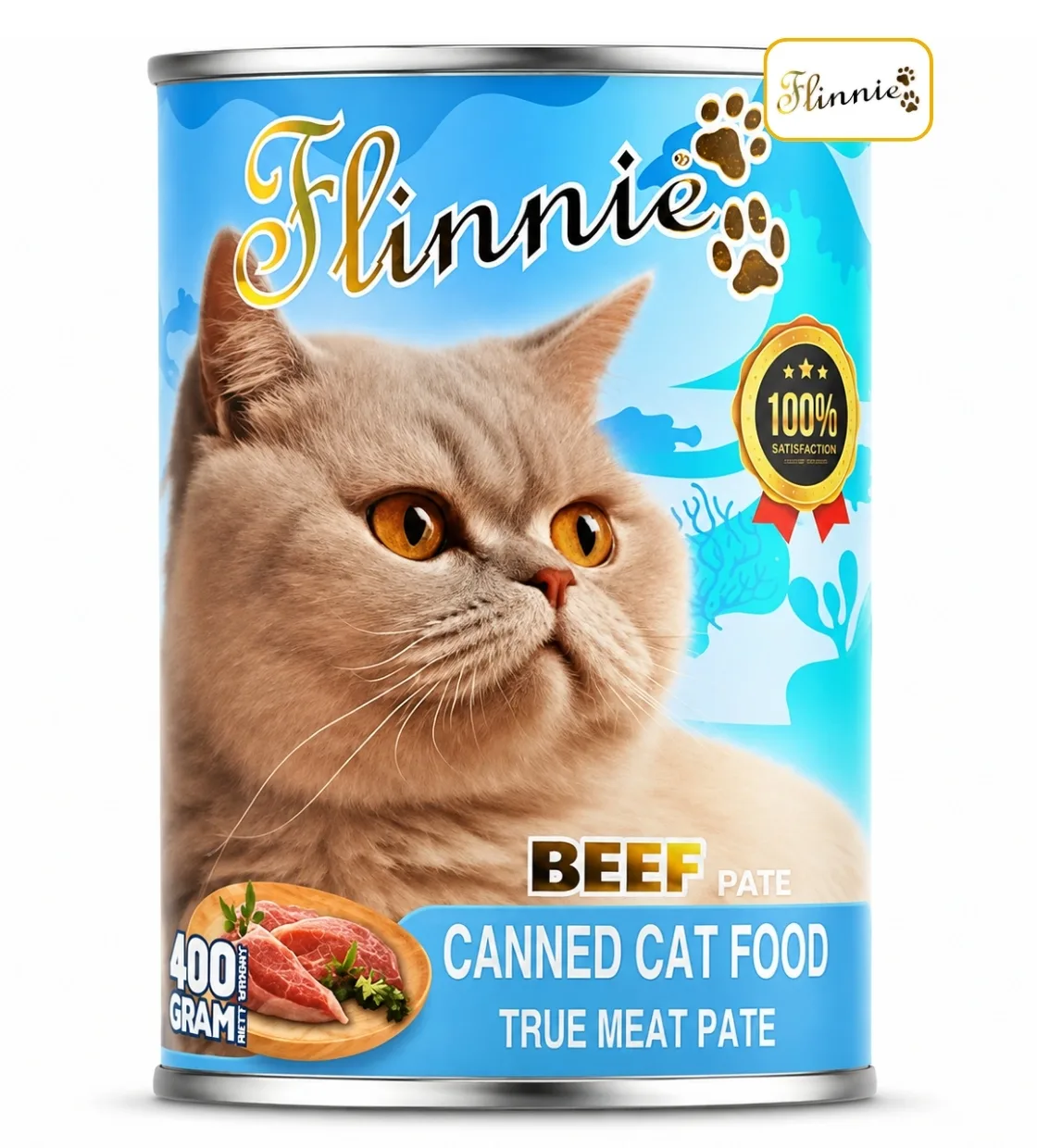 Flinnie Beef Pate Cat Wet Food 400 gm