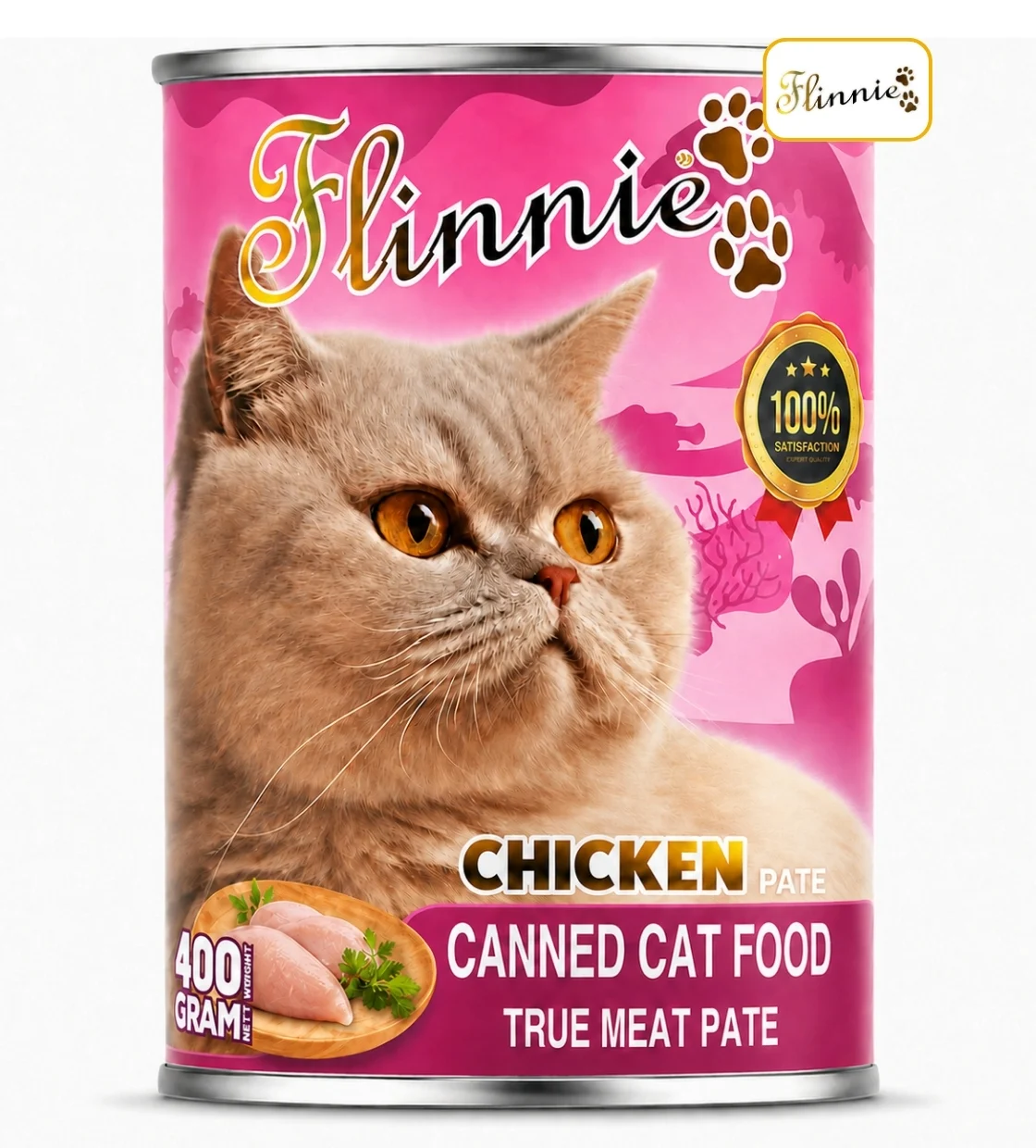 Flinnie Chicken Pate Cat Wet Food 400 gm