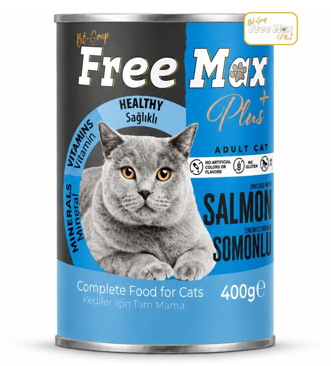 Free Max Salmon Pate Cat Wet Food 400 gm