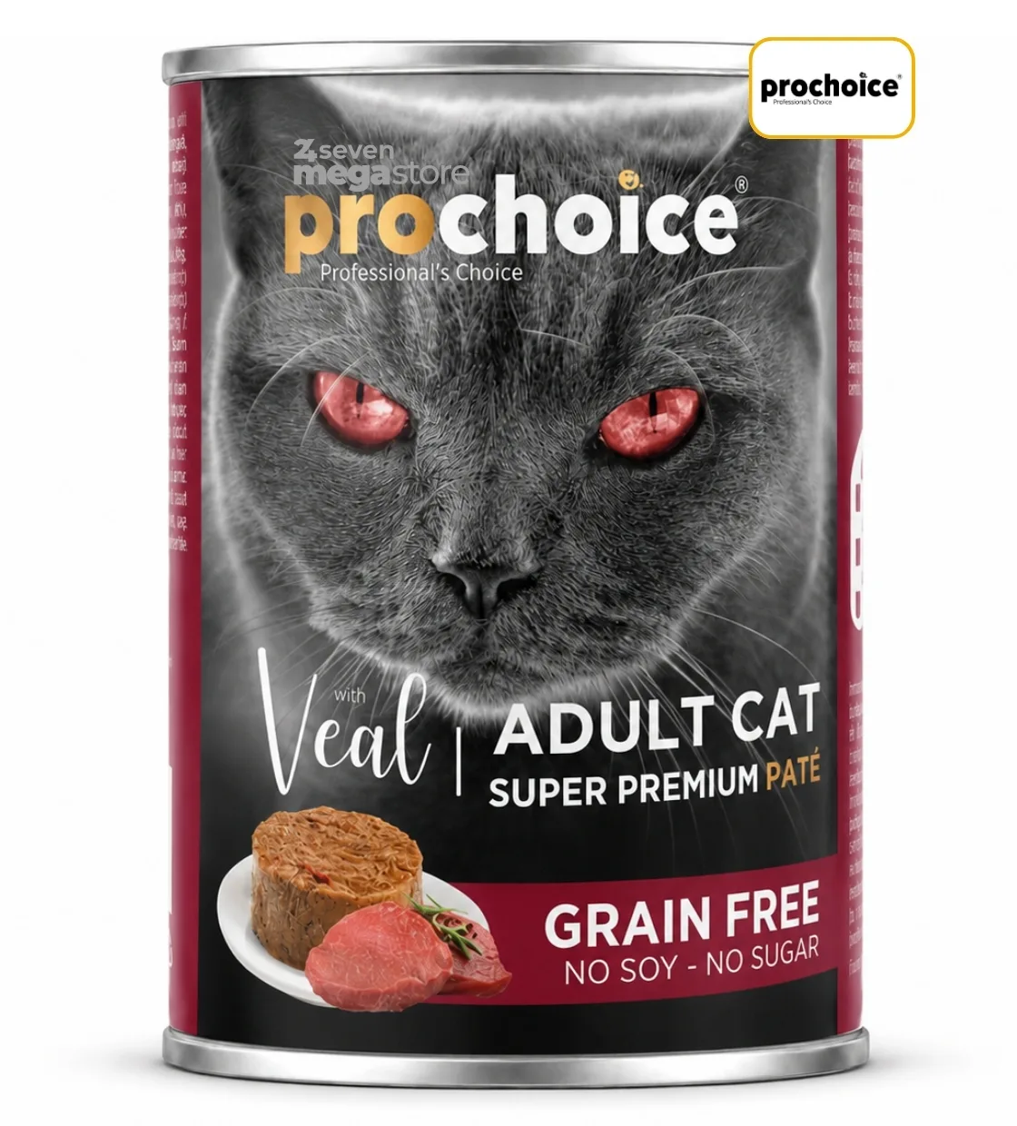 Prochoice Veal Pate Cat Wet Food 400 gm