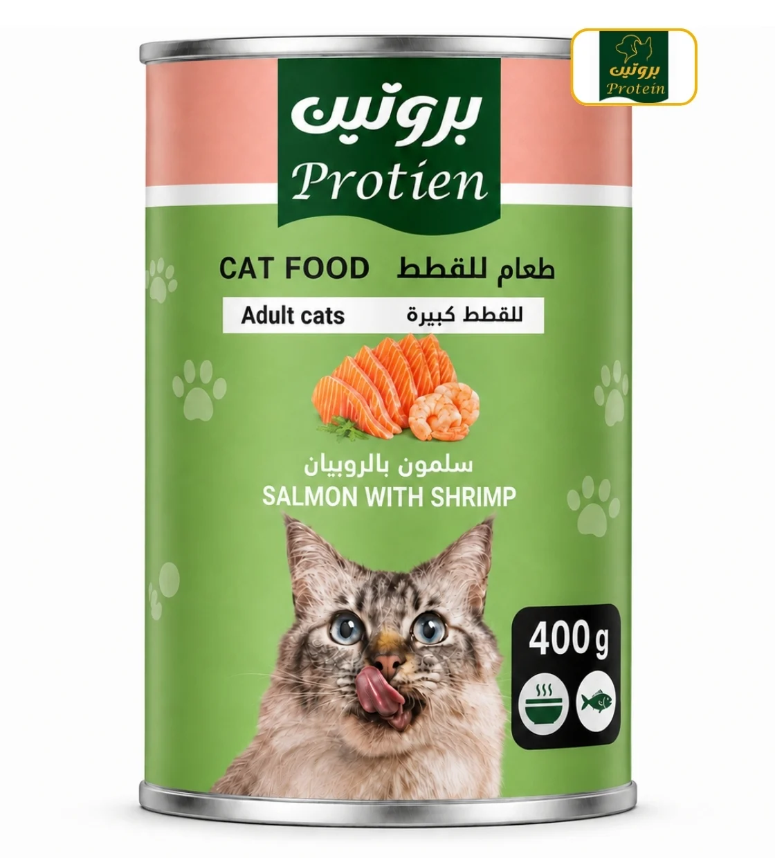 Protein Salmon and Shrimp Chunks Cat Wet Food 400gm