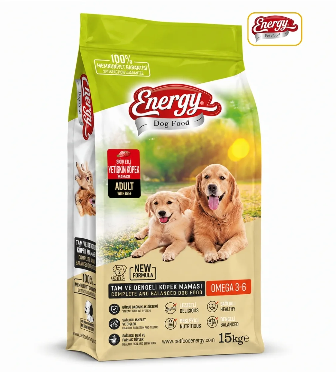 Energy Beef Dog Dry Food 15kg