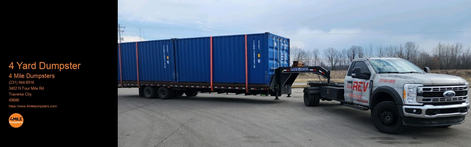 4 Yard Dumpster 4 Mile Dumpsters 4 Yard Dumpster