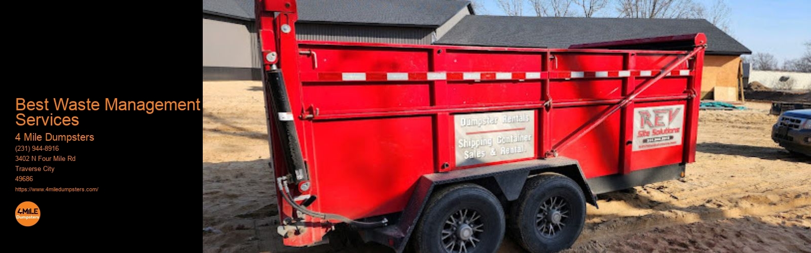 Best Waste Management Services 4 Mile Dumpsters Best Waste Management Services