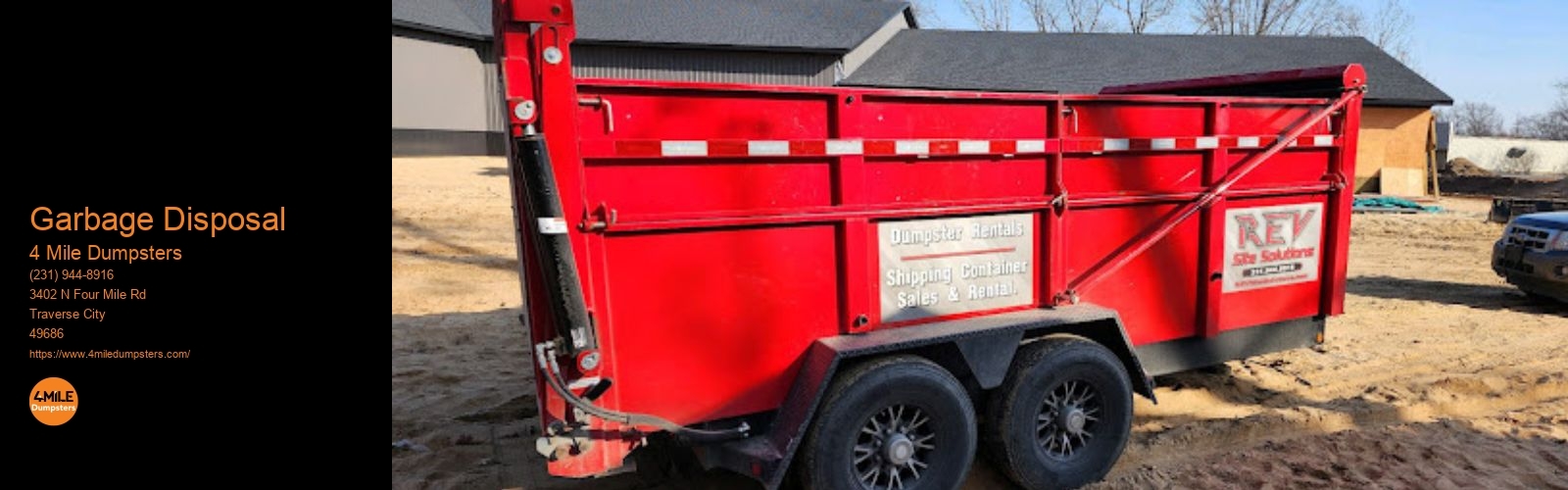 Garbage Disposal 4 Mile Dumpsters Garbage Disposal