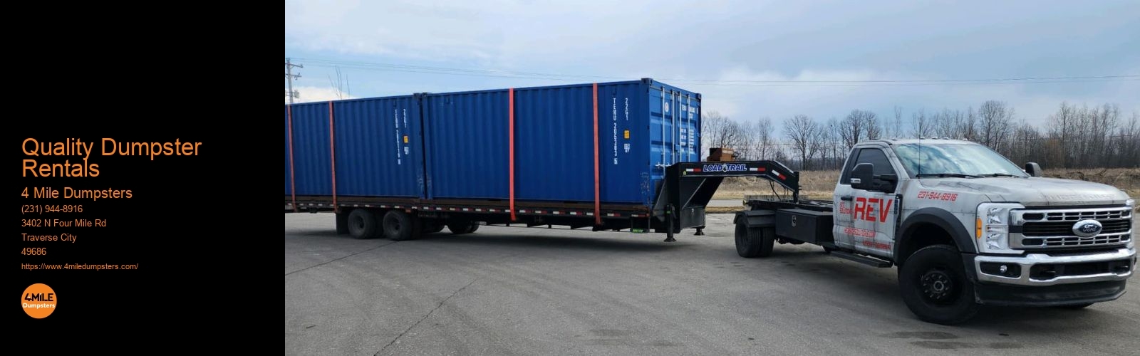 Quality Dumpster Rentals 4 Mile Dumpsters Quality Dumpster Rentals