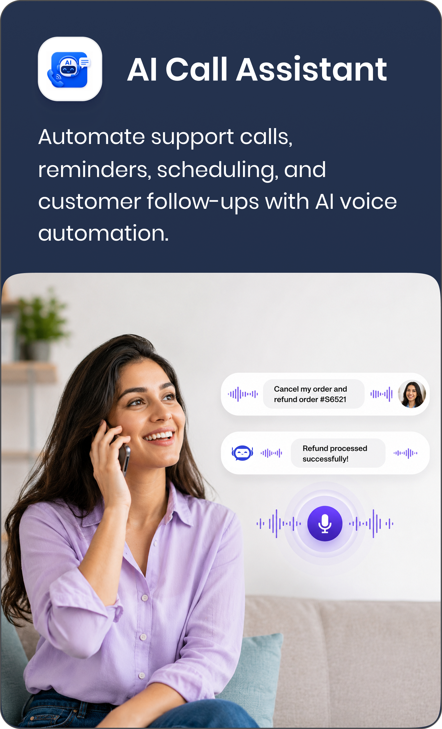 Bulk voicebot campaigns card