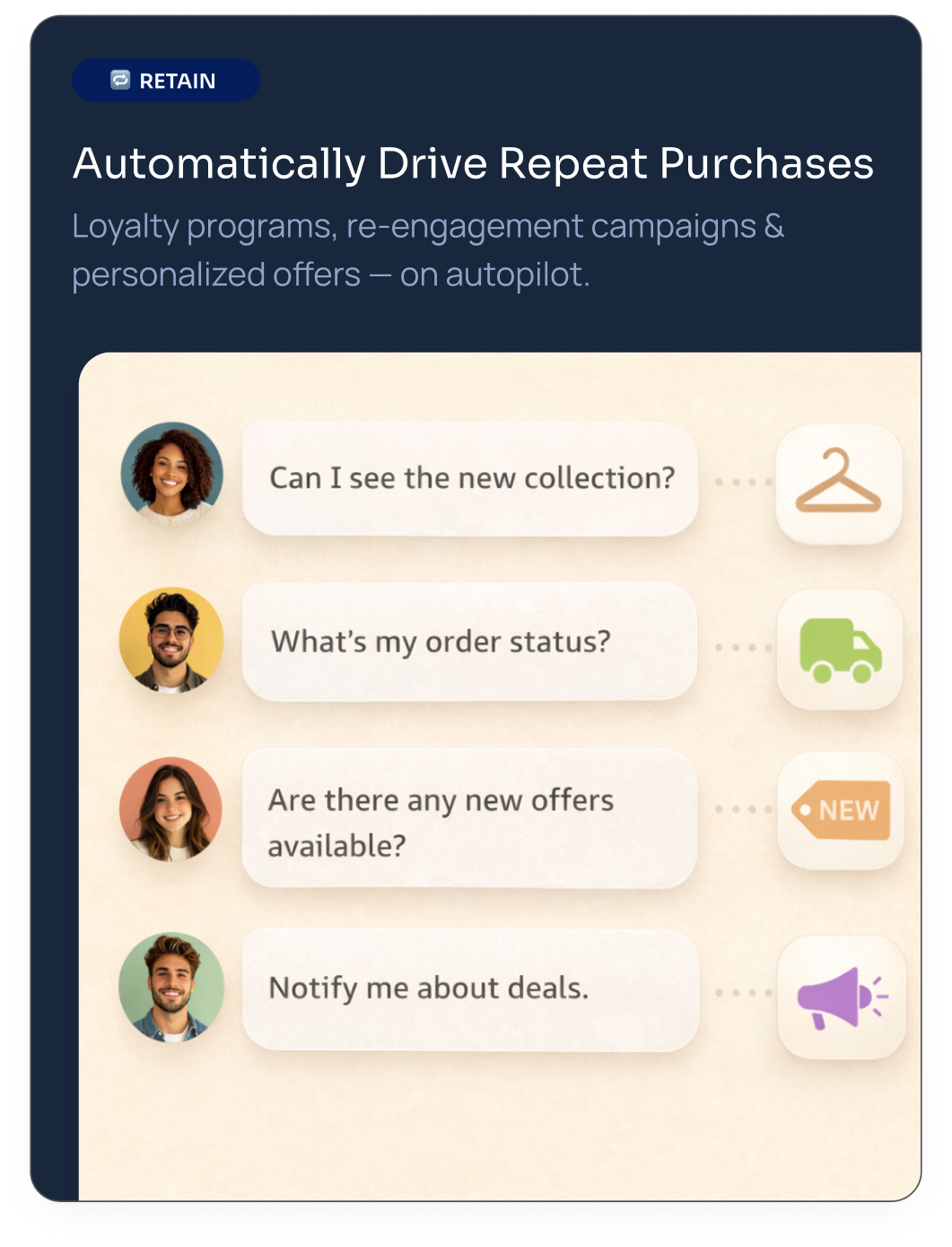Retain - Bring Customers Back