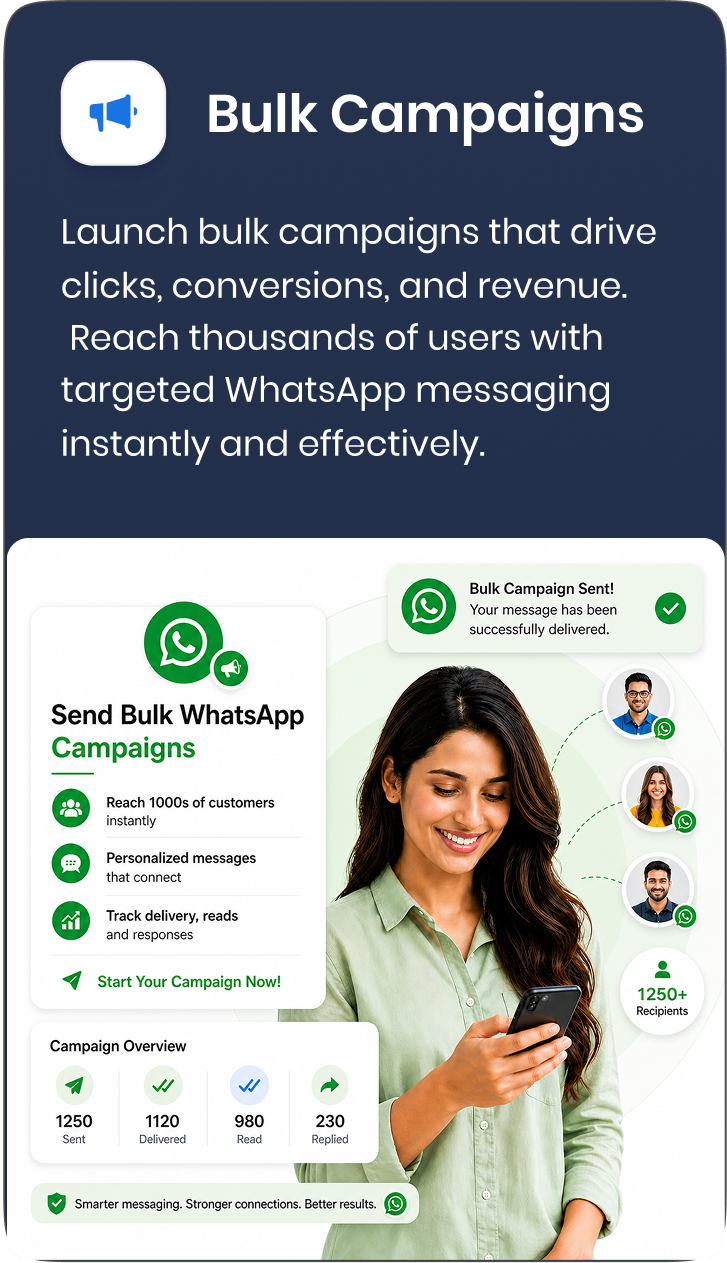 Bulk campaigns card