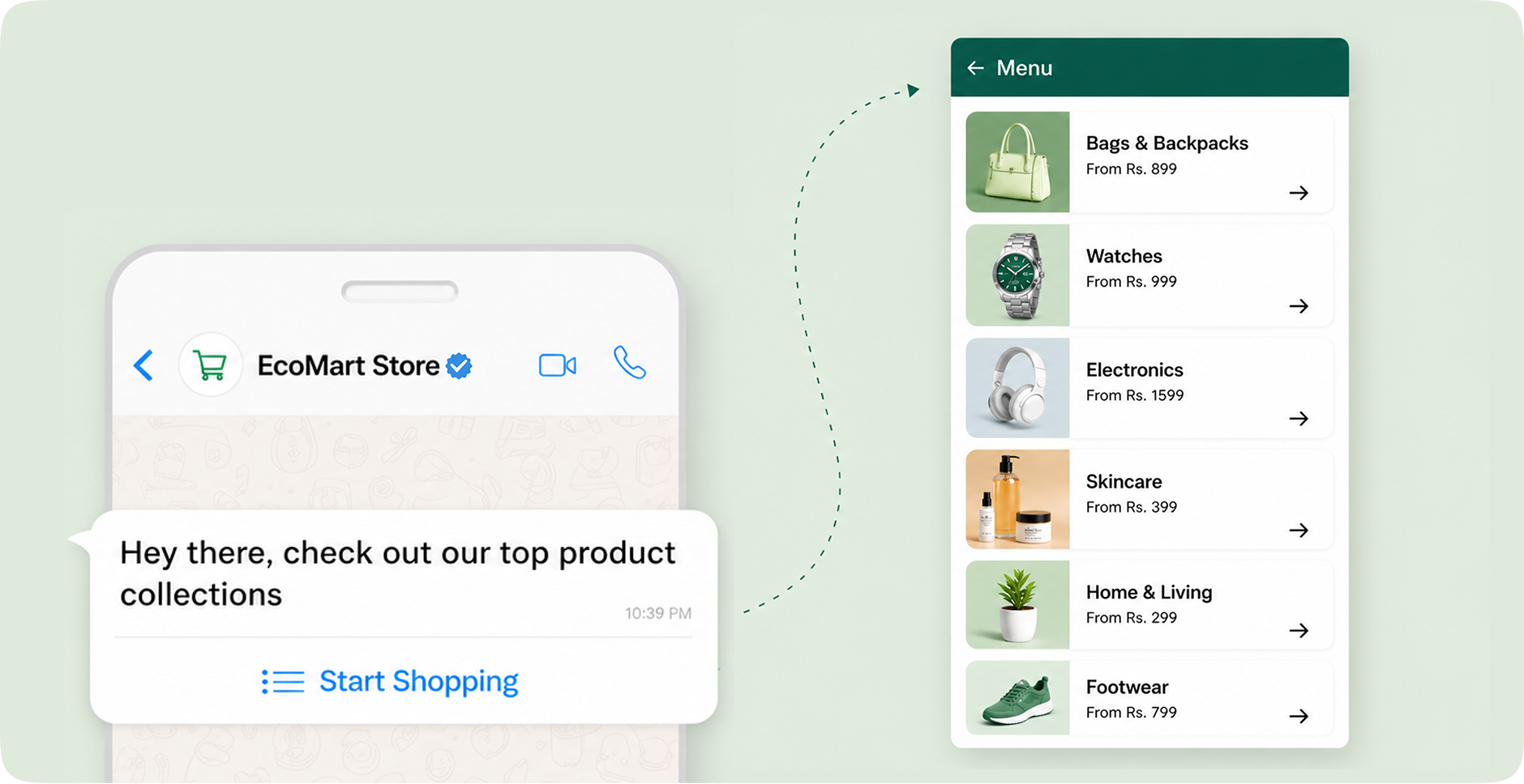 Product category preview