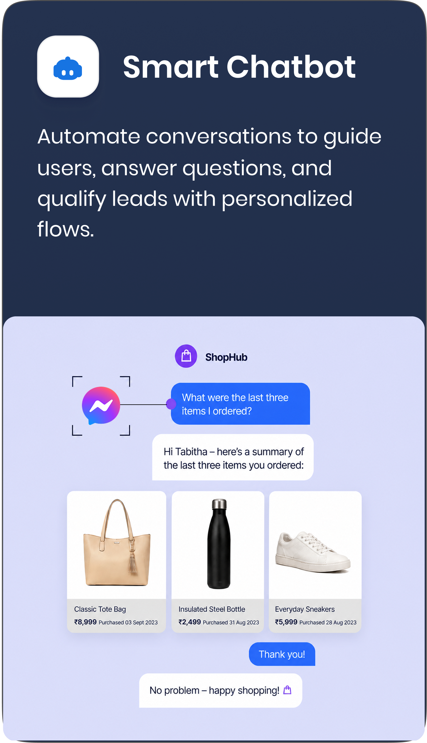 Lead generation card