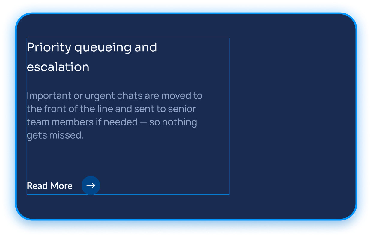Live chat with instant agent assignment
