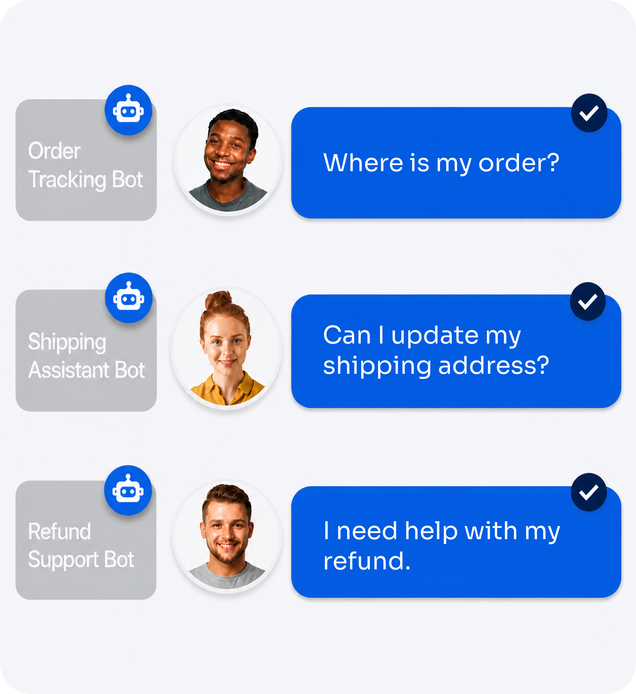 Automated routing chatbot preview