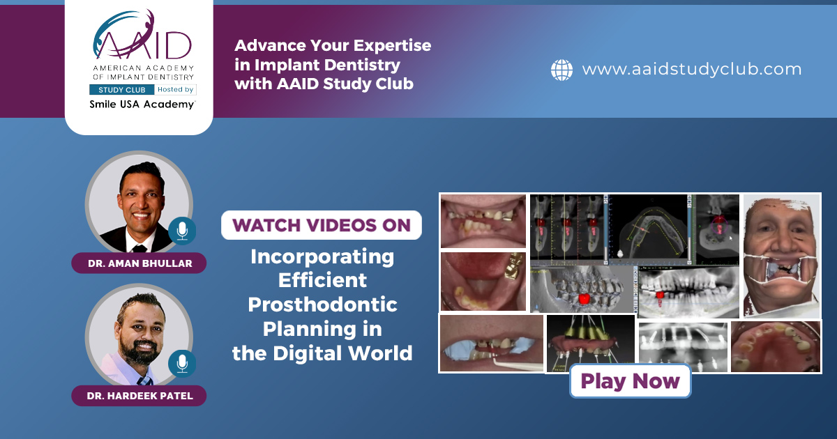 Incorporating Efficient Prosthodontic Planning in the Digital World