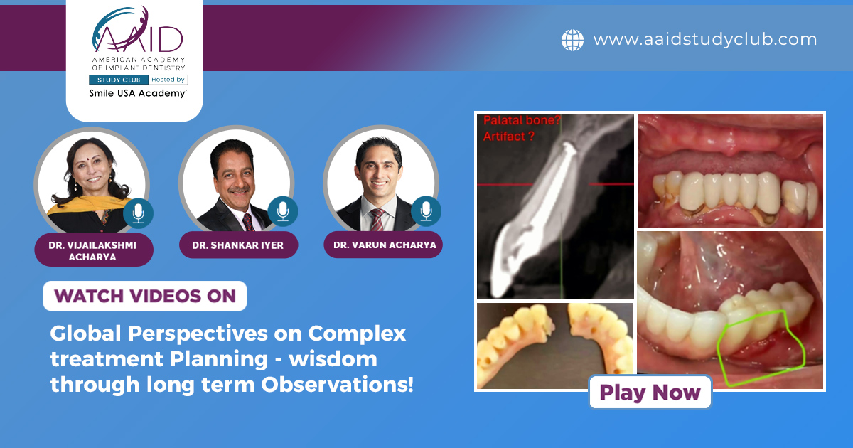 Global Perspectives on Complex treatment Planning - wisdom through long term Observations.