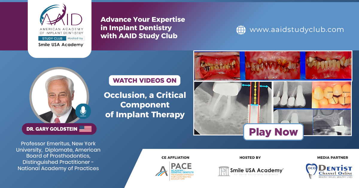 Occlusion, a Critical Component of Implant Therapy