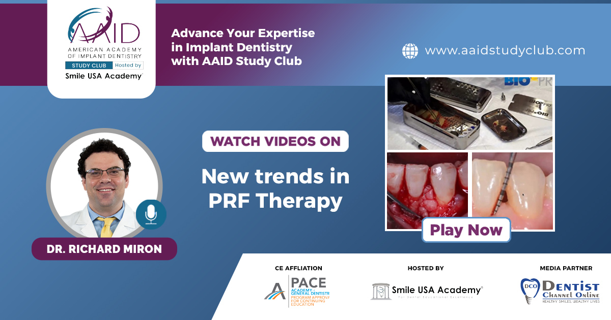 New Trends in PRF Therapy