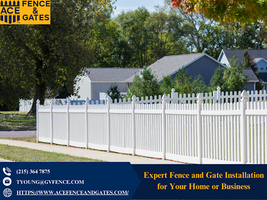 Chain link fence installation in Fort Washington, PA