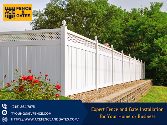 Chain link fence installation in Horsham, PA