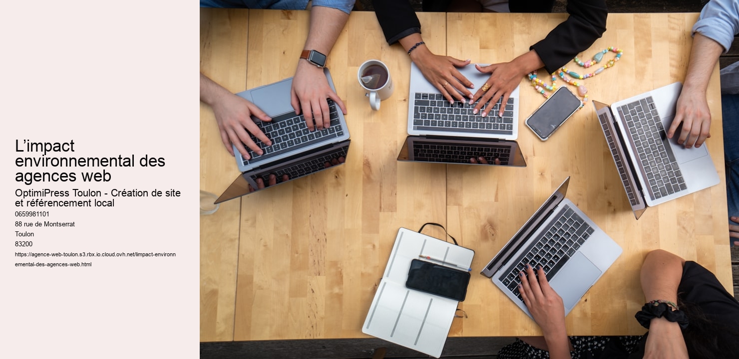 L’impact environnemental des agences web