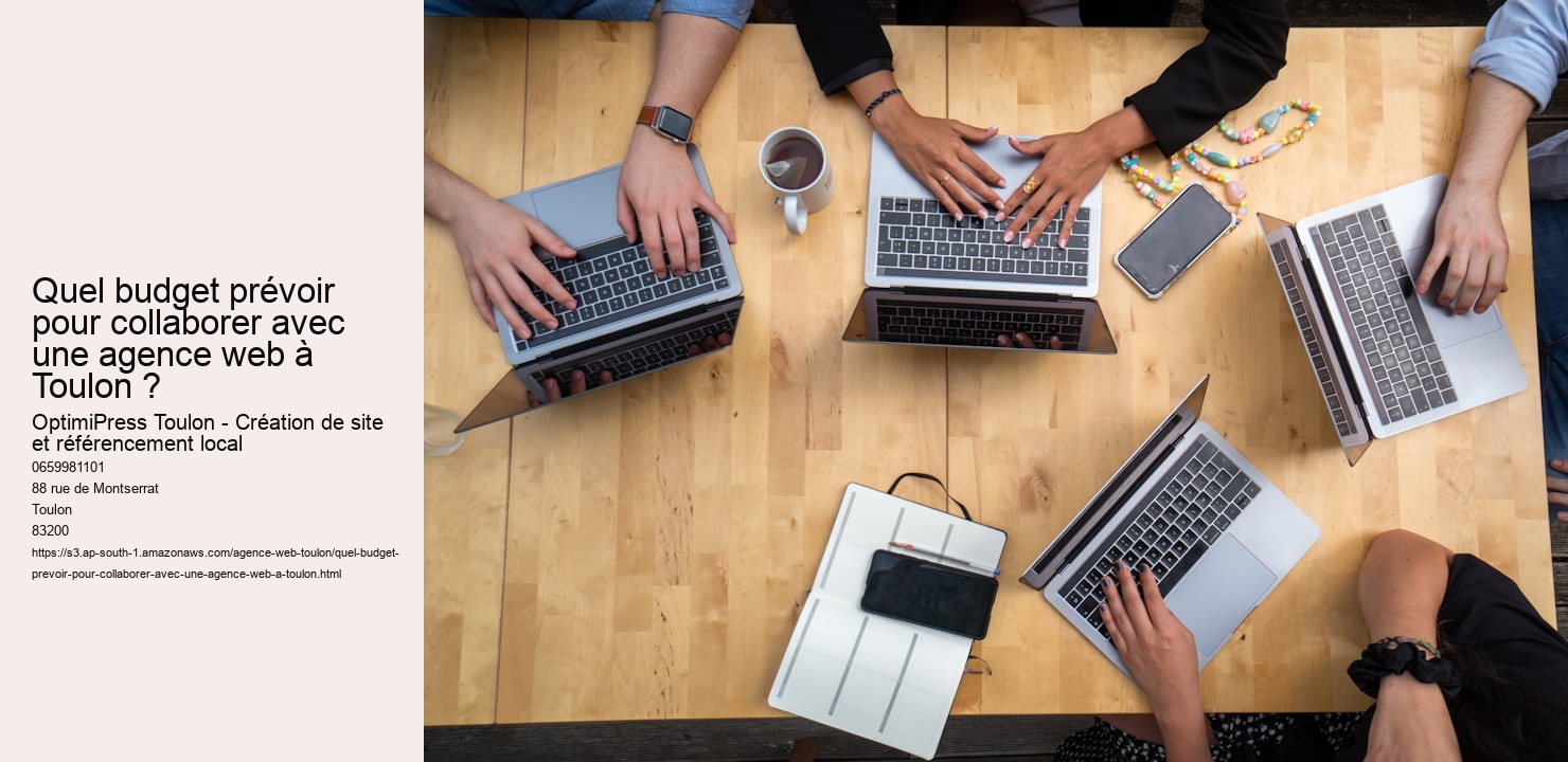 Quel budget prévoir pour collaborer avec une agence web à Toulon ?