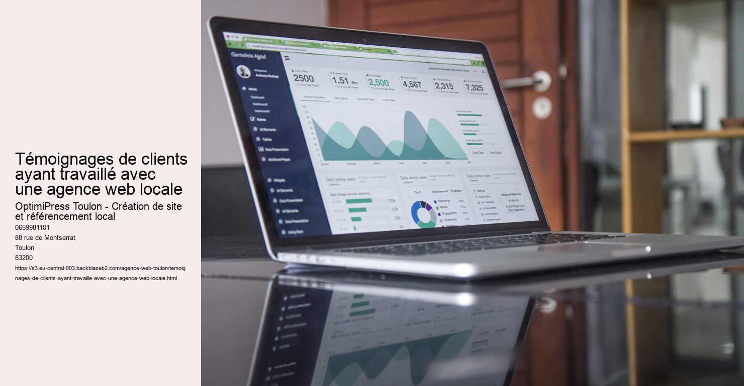 Témoignages de clients ayant travaillé avec une agence web locale