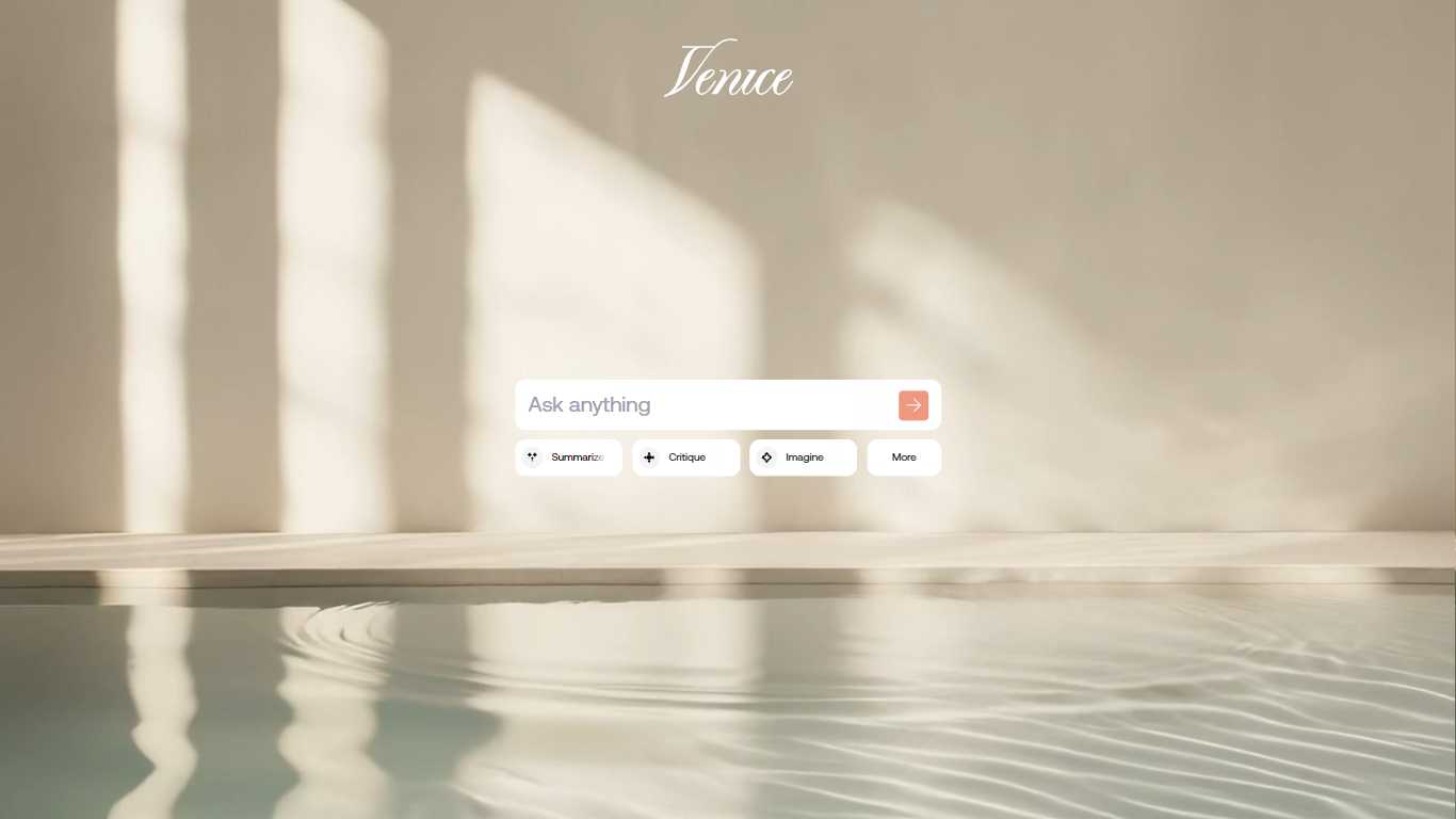 Venice AI: Private, Uncensored AI for Text, Images & Code​