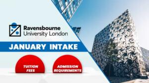 Ravensbourne University London January 2025 Intake Fees & Requirements