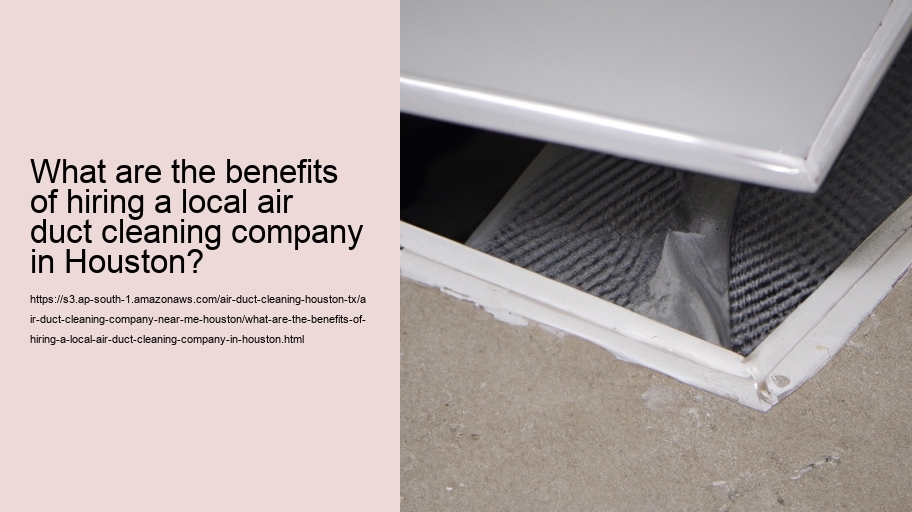 What are the benefits of hiring a local air duct cleaning company in Houston?