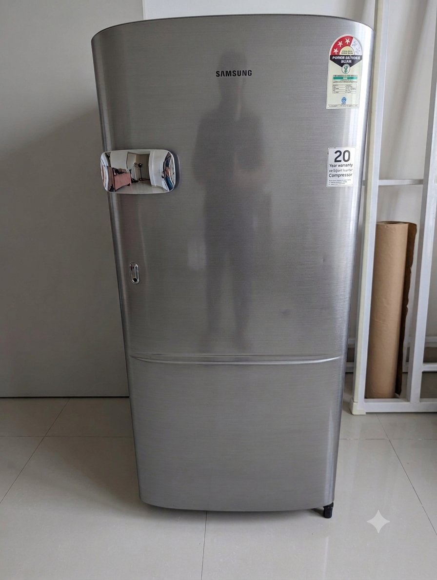 Samsung Single Door Fridge with Digital Inverter Compressor for rent in Kochi